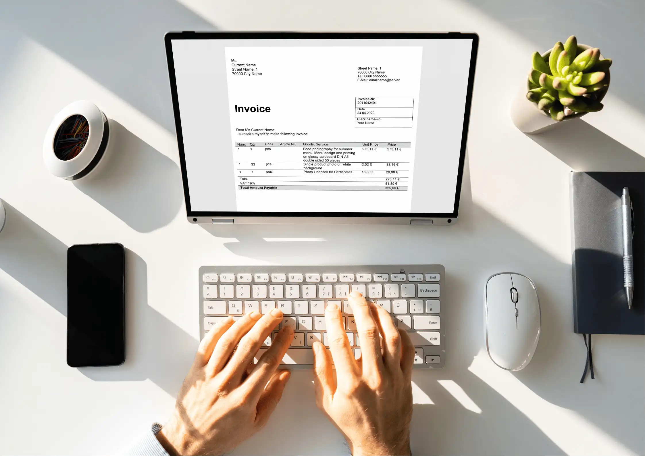 Ad hoc billing feature – raise one-off invoices for care home services and extras