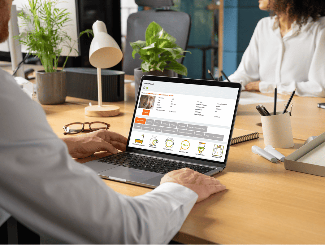 Insight dashboards and analytics in Fusion care home software