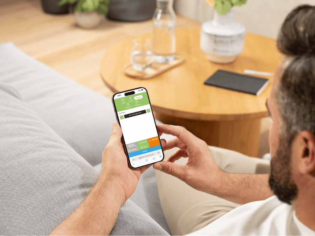 Mobile workforce management app – care home staff management software with rota access, timesheets, shift requests, and training features